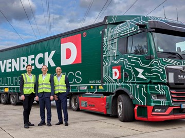 DUVENBECK ZAHAJUJE PROVOZ E-TRUCKŮ MAN V LOGISTICE PRO VOLKSWAGEN